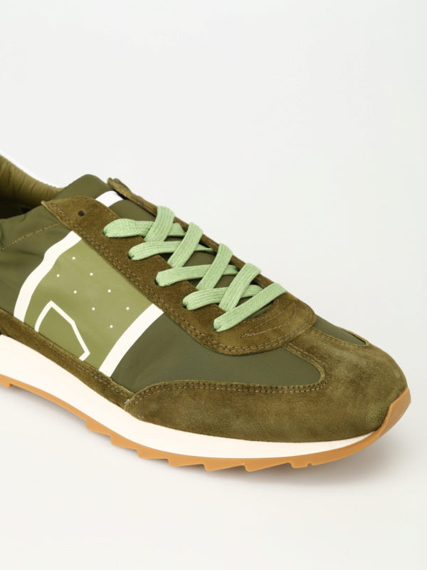 The Best Shops PHILIPPE MODEL: trainers - Toujours Basic green nylon sneakers